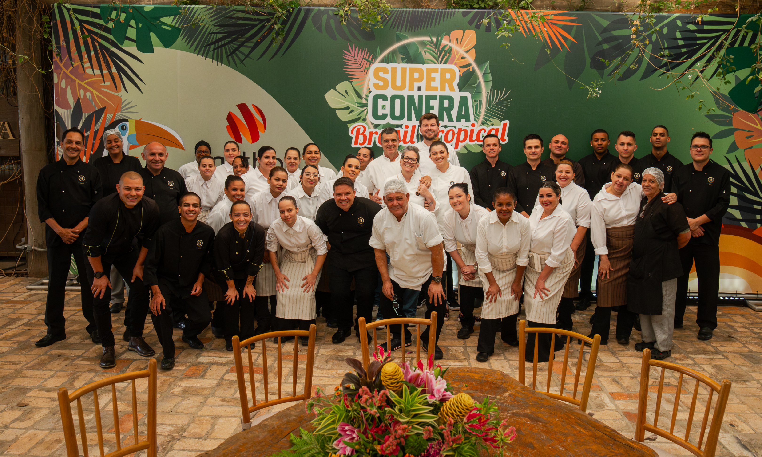 Equipe completa do Rondello Buffet em Sorocaba